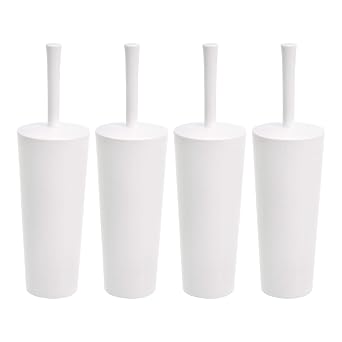 Four-Piece Toilet Brush Set